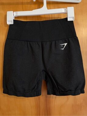 Gymshark Black Seamless High-Rise Bike Shorts
